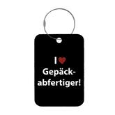 Tag-It Gepäckanhänger 9 cm - Gepäckabfertiger - Schwarz