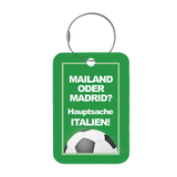 Tag-It Gepäckanhänger 9 cm - Mailand Oder Madrid - Grün