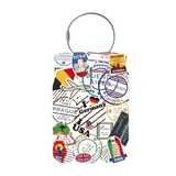 Tag-It Gepäckanhänger 9 cm - Sticker - Bunt