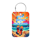 Tag-It Gepäckanhänger 9 cm - Life Is Better In - Bunt