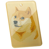 Frontansicht Tag-It Gepäckanhänger 9 cm - Doge - Gelb