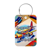 Tag-It Gepäckanhänger 9 cm - Schools Out - Bunt