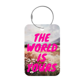 Tag-It Gepäckanhänger 9 cm - The World Is - Bunt