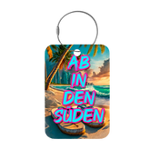 Tag-It Gepäckanhänger 9 cm - Ab In Den Süden - Bunt