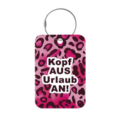 Tag-It Gepäckanhänger 9 cm - Kopf aus - Bunt