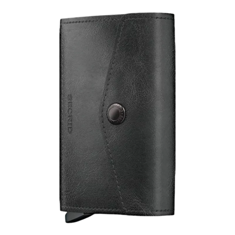 Frontansicht Secrid Envelope Wallet Vintage 10 cm - Black