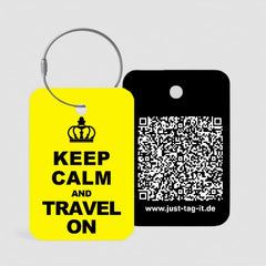 Keep Calm (Gelb) - Tag