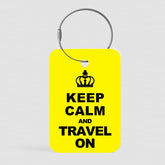 Keep Calm (Gelb) - Tag
