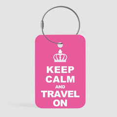 Keep Calm (Rosa) - Tag