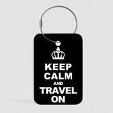 Keep Calm (Schwarz) - Tag