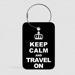 Keep Calm (Schwarz) - Tag