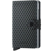Frontansicht Secrid Wallets Miniwallet Cubic 10 cm in Black/Titanium