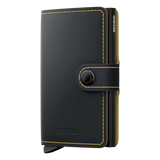 Secrid Wallets Miniwallet Matte 10 cm - Black-Ochre