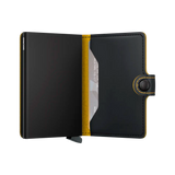Secrid Wallets Miniwallet Matte 10 cm - Black-Ochre