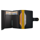 Secrid Wallets Miniwallet Matte 10 cm - Black-Ochre