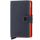 Secrid Wallets Miniwallet Matte 10 cm - nightblue-orange