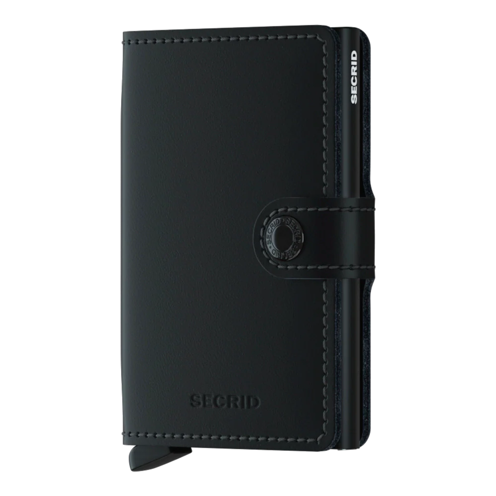 Frontansicht Secrid Wallets Miniwallet Matte 10 cm - black