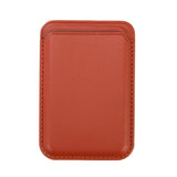 Frontansicht Tag-It Magnet Safe Wallet kompatibel mit Apple MagSafe iPhone 9 cm - Hellbraun