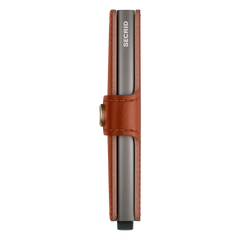 Secrid Miniwallet 10 cm Texano Saddle - Schlankes Design aus robustem Texano-Leder