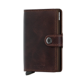 Secrid Wallets Miniwallet Vintage 10 cm - chocolate