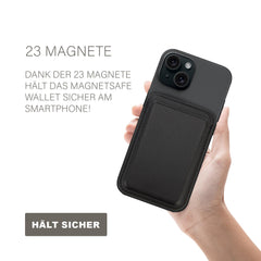 Magnet Safe Wallet kompatibel mit Apple MagSafe iPhone