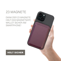 Magnet Safe Wallet kompatibel mit Apple MagSafe iPhone