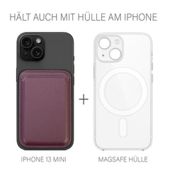 Magnet Safe Wallet kompatibel mit Apple MagSafe iPhone