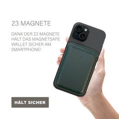Magnet Safe Wallet kompatibel mit Apple MagSafe iPhone