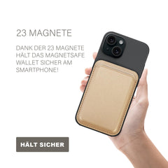 Magnet Safe Wallet kompatibel mit Apple MagSafe iPhone