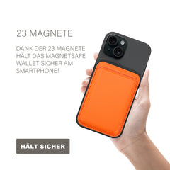 Magnet Safe Wallet kompatibel mit Apple MagSafe iPhone