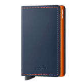 Secrid Wallets Slimwallet Matte 10 cm - nightblue-orange