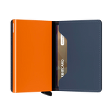 Secrid Wallets Slimwallet Matte 10 cm - nightblue-orange