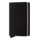 Secrid Slimwallet Original 10 cm in schwarz - kompakte Geldbörse mit Kartenschutz