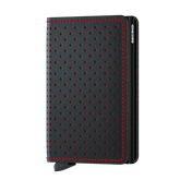 Frontansicht Secrid Wallets Slimwallet Perforated - Black-Red