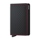 Frontansicht Secrid Wallets Slimwallet Perforated - Black-Red