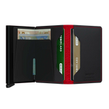 Innenansicht Secrid Slimwallet Perforated in Black-Red
