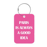 Tag-It Gepäckanhänger 9 cm - Paris Is Always - Pink