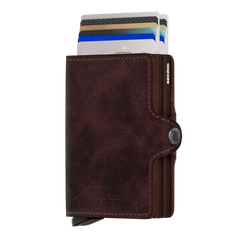 Secrid Wallets Twinwallet Vintage 10 cm - chocolate