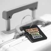 Gutschein für einen Gepäckanhänger nach Wahl