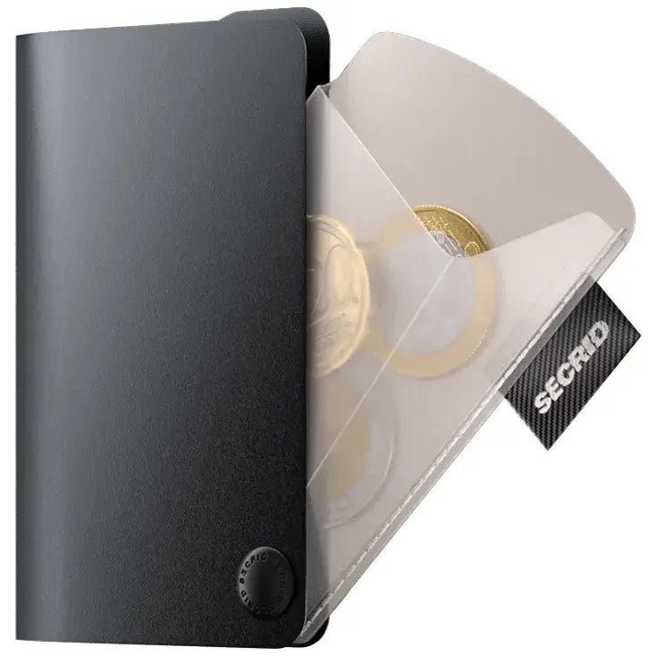 Secrid Wallets Coinpocket 9 cm - Transparent Secrid