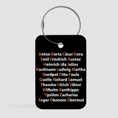 Alphabet - Tag