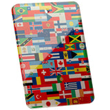 Tag-It Gepäckanhänger 9 cm - Flaggen - Bunt