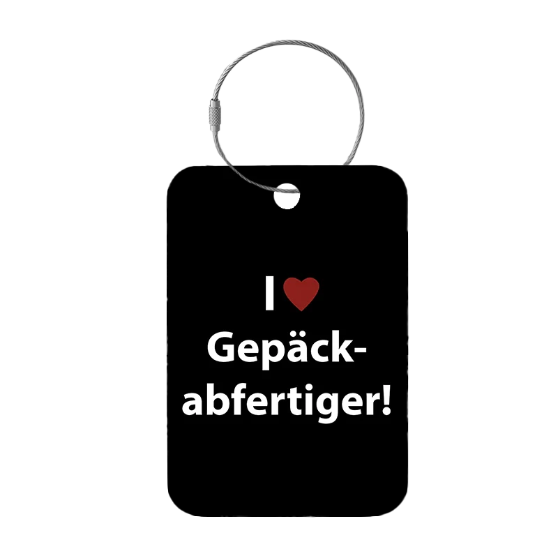 Tag-It Gepäckanhänger 9 cm - Gepäckabfertiger - Schwarz