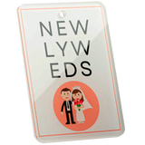 Tag-It Gepäckanhänger 9 cm - Newlyweds - Weiß