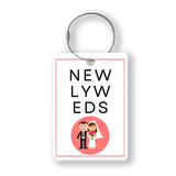 Tag-It Gepäckanhänger 9 cm - Newlyweds - Weiß