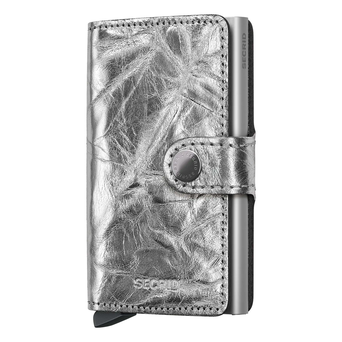 Secrid Wallets Miniwallet Crunch 10 cm - Silver