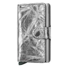Secrid Wallets Miniwallet Crunch 10 cm - Silver