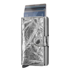 Secrid Wallets Miniwallet Crunch 10 cm - Silver