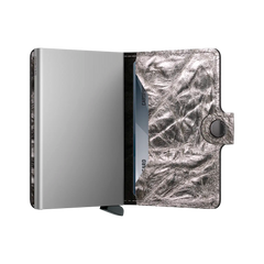 Secrid Wallets Miniwallet Crunch 10 cm - Silver