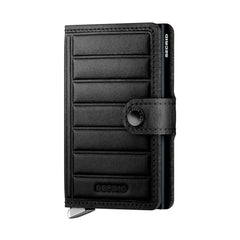 Secrid Premium Kollektion Miniwallet Emboss Lines 10 cm - Black Secrid - koffer - direkt.de